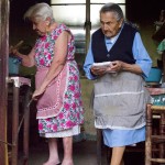 Her sister, Margarita (pictured) and her niece, Maria, help Dona Jose run her business and provide her with company while she is working.